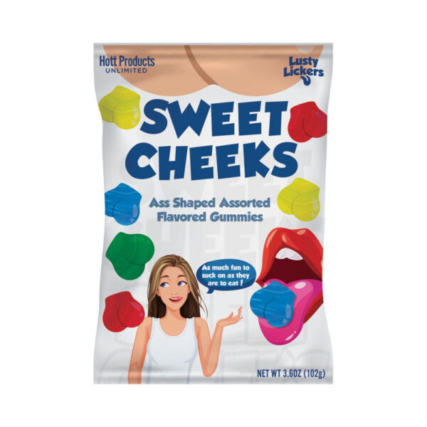 818631035120 2 Sweet Cheeks Ass Shaped Gummies 12Pc Display