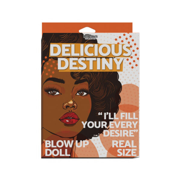 818631035328 Delicious Destiny Blow Up Doll Female African American