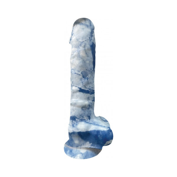 818631035663 2 Rock Cocks Zeus Marble Dildo 7"