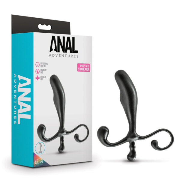 819835025009 Anal Adventures Prostate Stimulator Black