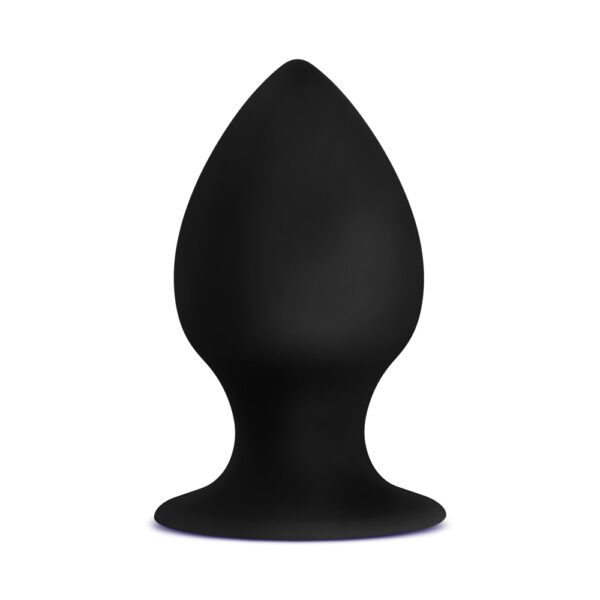 819835025160 2 Anal Adventures Platinum Silicone Anal Stout Plug Medium Black