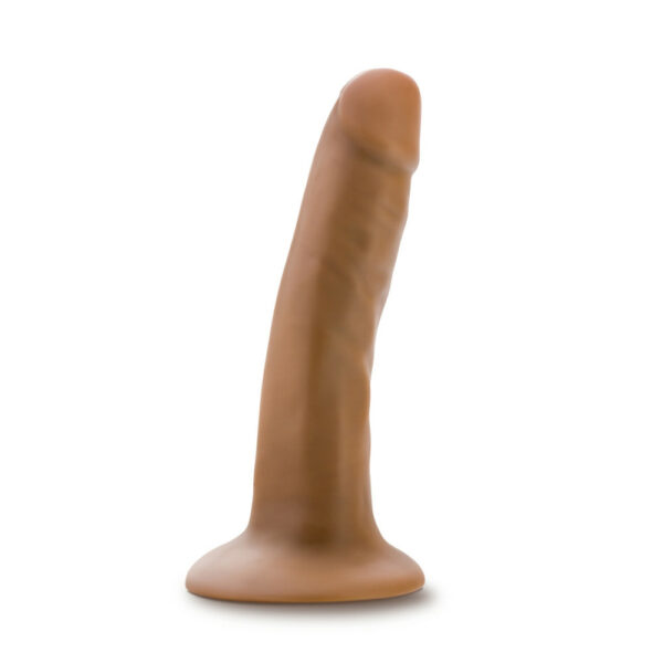 819835026679 2 Dr. Skin Silicone Dr. Lucas 5" Dong With Suction Cup Mocha