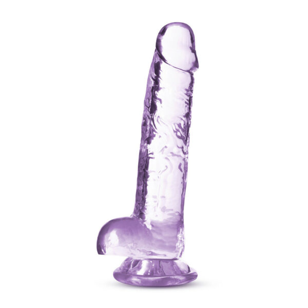 819835026860 2 Naturally Yours 7" Crystalline Dildo Amethyst