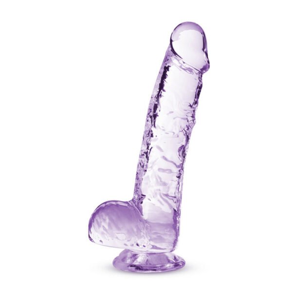 819835026884 2 Naturally Yours 6" Crystalline Dildo Amethyst