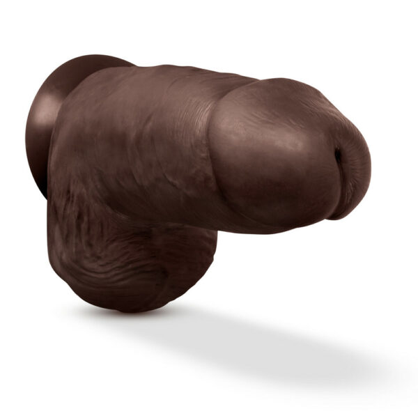 819835027218 2 Au Naturel Chub 10" Dildo Chocolate