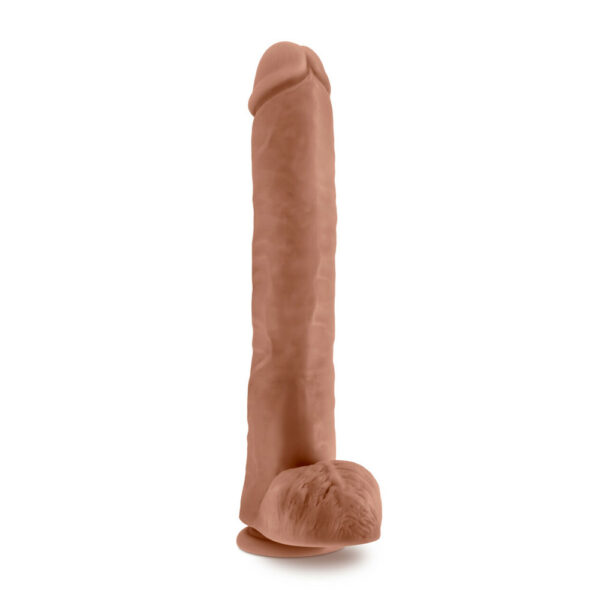 819835027447 2 Au Naturel Daddy 14" Dildo Mocha