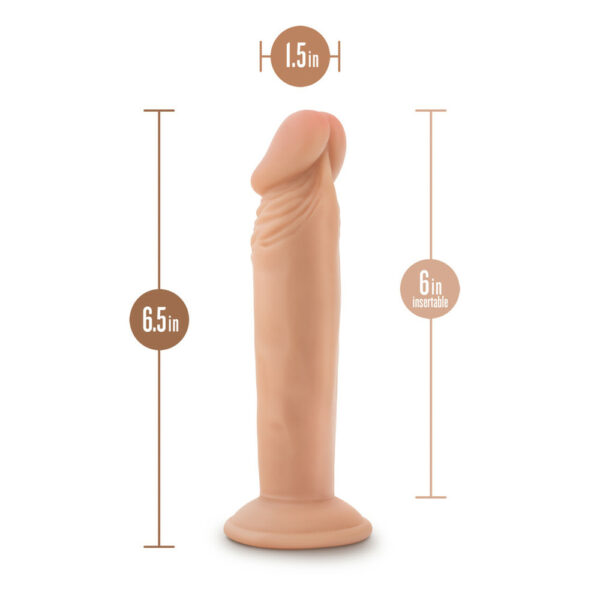 819835028420 3 Dr. Skin Plus 6" Posable Dildo Vanilla