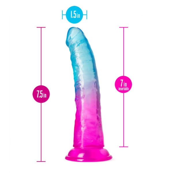 819835028659 3 B Yours Beautiful Sky 7" Dildo Sunset