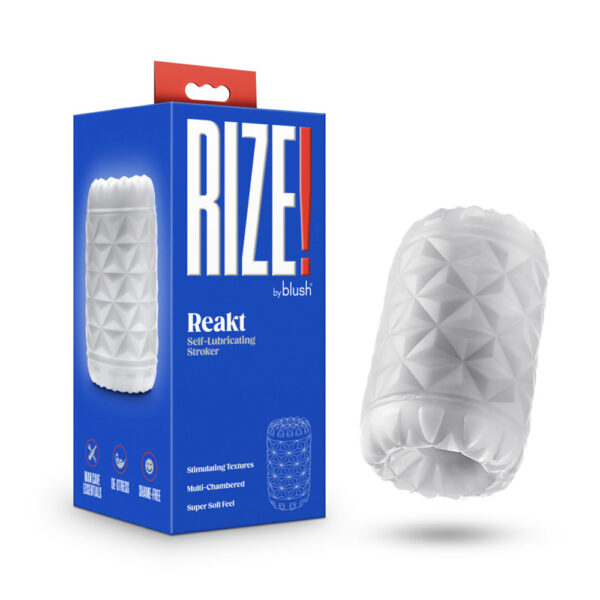 819835029861 Rize Reakt Self-Lubricating Stroker White