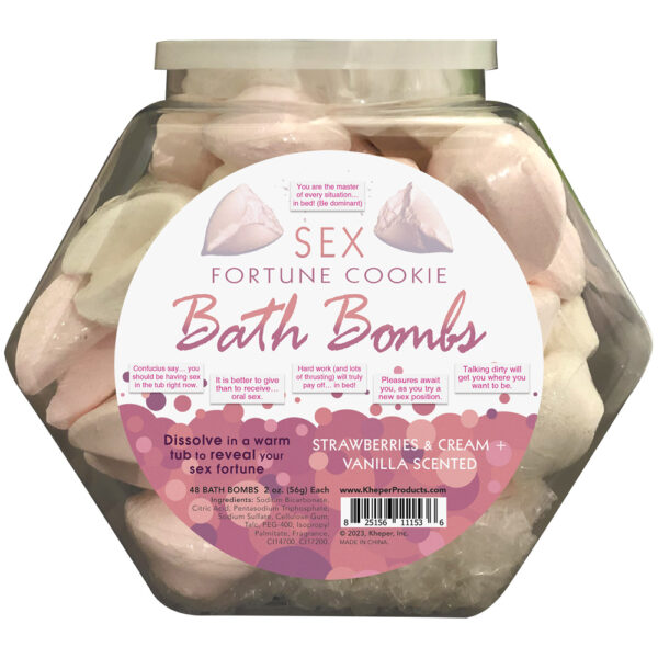 825156111536 Sex Fortune Cookie Bath Bomb Fishbowl 48 Pcs