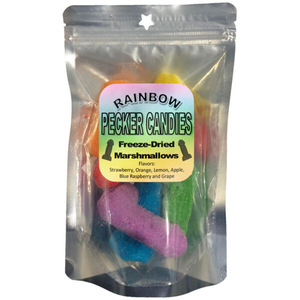 825156111543 Freeze Dried Rainbow Pecker Candies