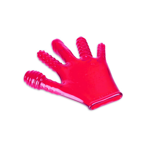 840215120359 3 Finger Fuck Glove Hot Pink