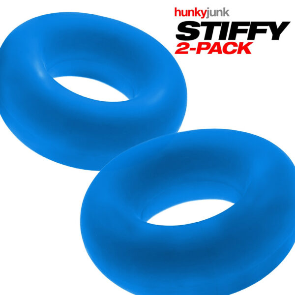 840215121080 3 Stiffy 2-Pack Cockrings Teal Ice