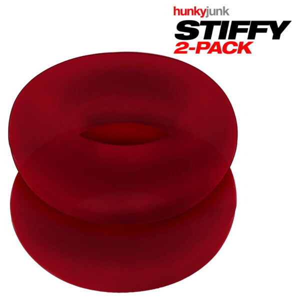 840215121103 3 Stiffy 2-Pack Cockrings Cherry Ice