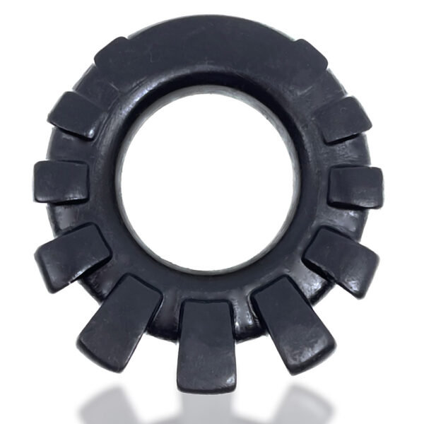 840215122094 Cock-Lug Lugged Cockring Black