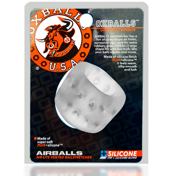 840215122605 Airballs Air-Lite Ballstretcher Clear Ice