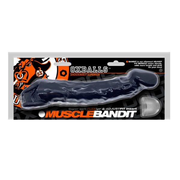 840215122896 Muscle Bandit Slimmest Muscle Cocksheath Black