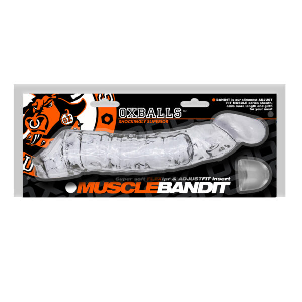 840215122902 Muscle Bandit Slimmest Muscle Cocksheath Clear