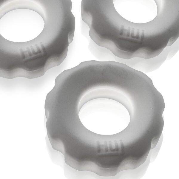 840215123114 3 Super Huj 3-Pack Cockrings White Ice