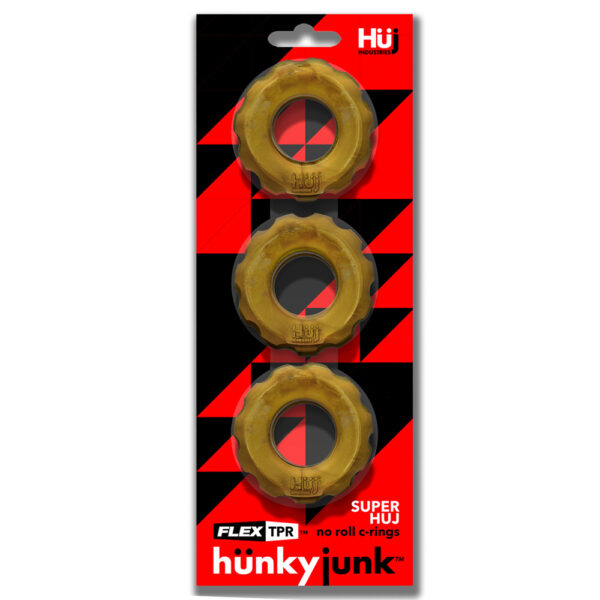 840215123138 Super Huj 3-Pack Cockrings Bronze Metallic