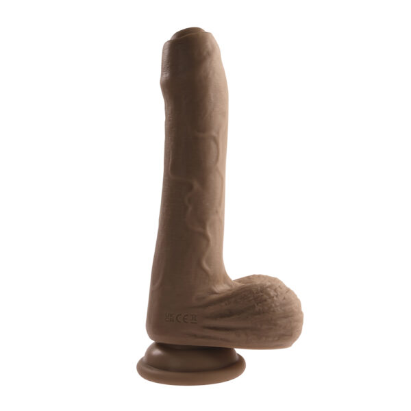 844477022789 2 Peek A Boo Vibrating Dildo Dark