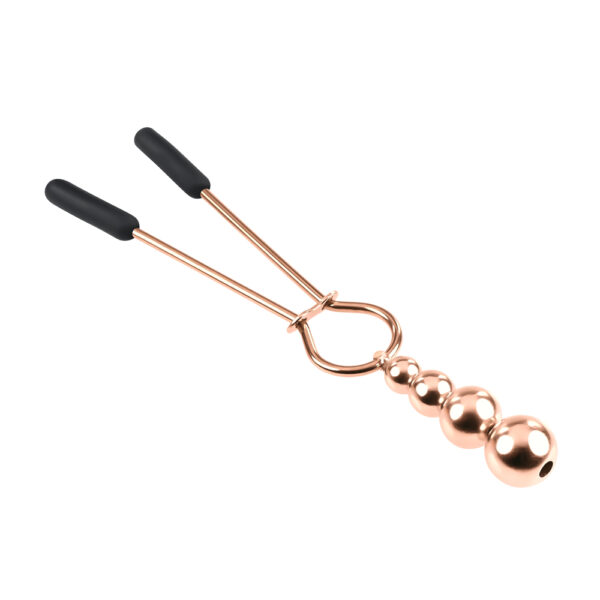844477023564 3 Beaded Nipple Clamps Rose Gold