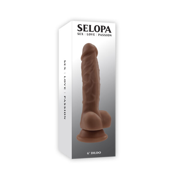 844477023908 6" Pvc Dildo Dark