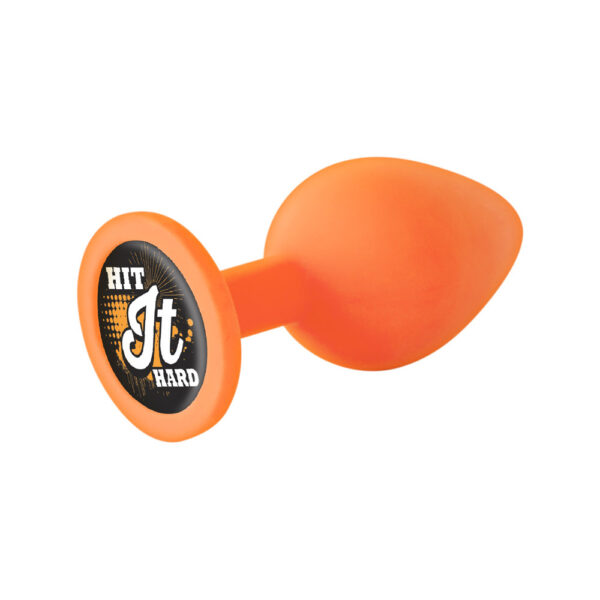 847841026925 2 The 9's Booty Calls Silicone Butt Plug Orange Hit It Hard