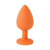 The 9's Booty Calls Silicone Butt Plug Orange Hit It Hard - Image 3