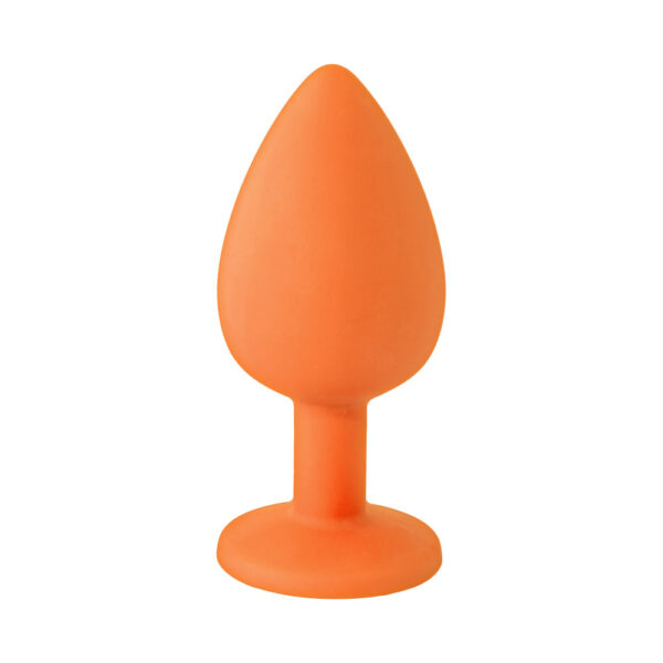 847841026925 3 The 9's Booty Calls Silicone Butt Plug Orange Hit It Hard