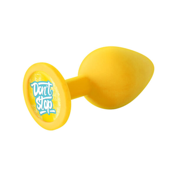 847841026932 2 The 9's Booty Calls Silicone Butt Plug Yellow Don't Stop