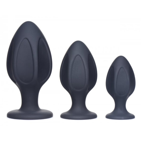 848518042866 2 Master Series Triple Juicers Silicone Anal Trainer Set