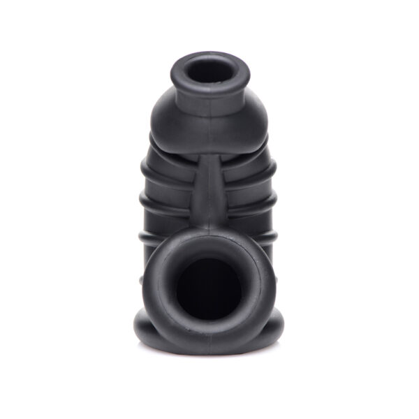 848518043528 2 Master Series Dark Chamber Silicone Chastity Cage