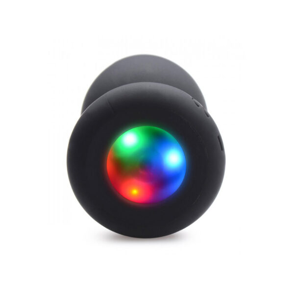 848518044433 3 Booty Sparks Silicone Light-Up Medium Anal Plug