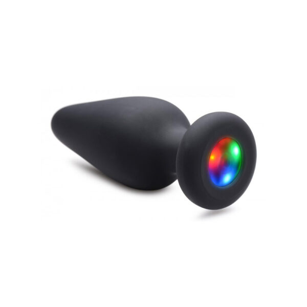 848518044440 2 Booty Sparks Silicone Light-Up Large Anal Plug