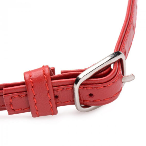 848518044570 3 Master Series Slim Collar With O-Ring Red