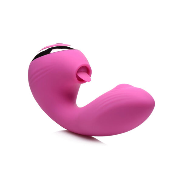 848518045133 3 Inmi 10X Licking G-Throb Rechargeable Silicone Vibrator