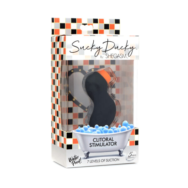 848518045362 Shegasm Sucky Ducky Clitoral Stimulator Black