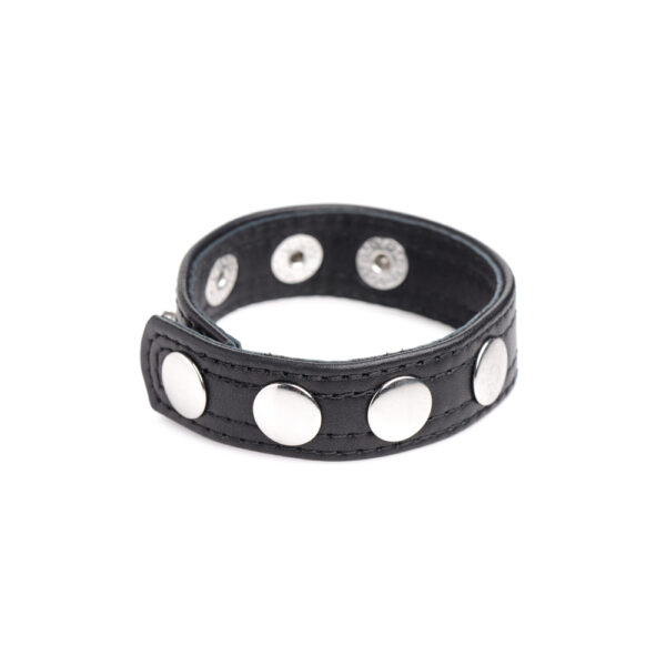 Strict Leather Cock Gear Leather Speed Snap Cock Ring Black - Image 2