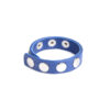 Strict Leather Cock Gear Leather Speed Snap Cock Ring Blue - Image 2
