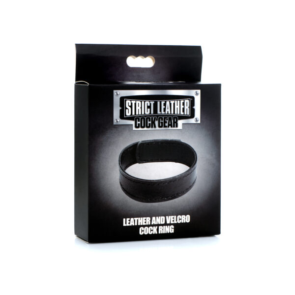 848518045577 Strict Leather Cock Gear Velcro Leather Cock Ring