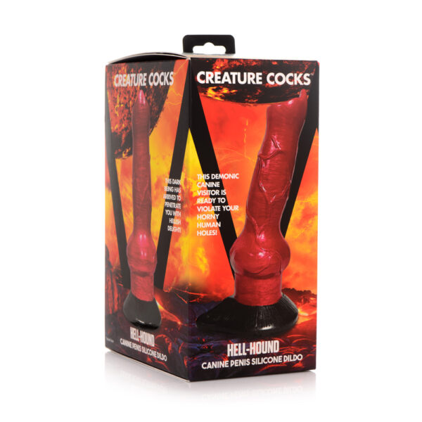 848518046079 Creature Cocks Hell-Hound Canine Penis Silicone Dildo