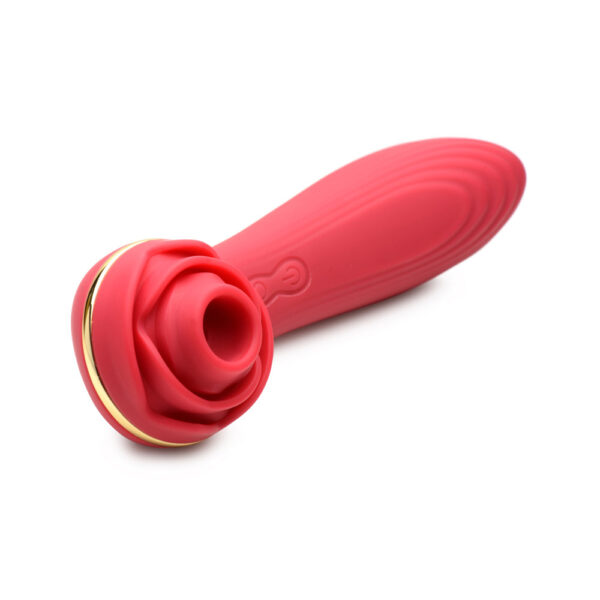 848518046741 3 Inmi Bloomgasm Passion Petals 10X Silicone Suction Rose Vibrator Red