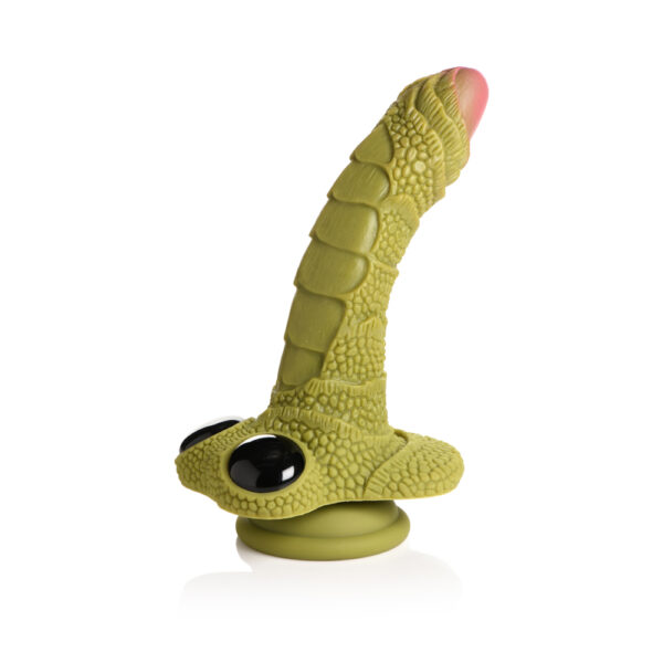 848518048905 2 Creature Cocks Swamp Monster Green Scaly Silicone Dildo