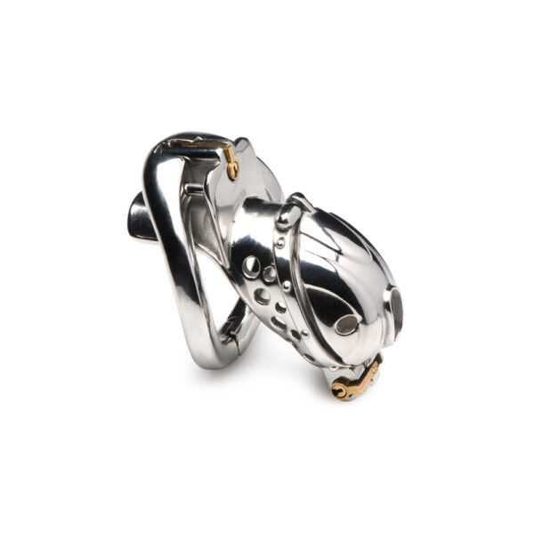 848518048998 2 Master Series Deluxe Locking Chastity Cage