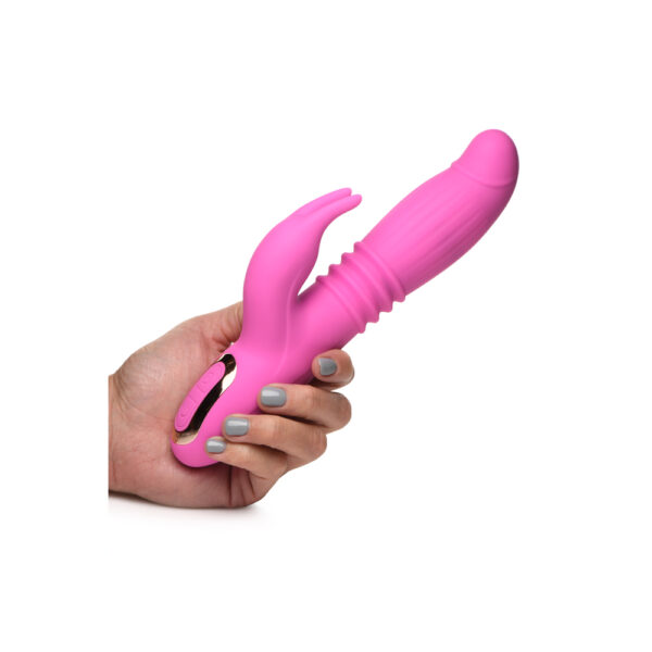 848518049032 3 Inmi 35X Lil Swell Thrusting And Swelling Silicone Rabbit Vibrator
