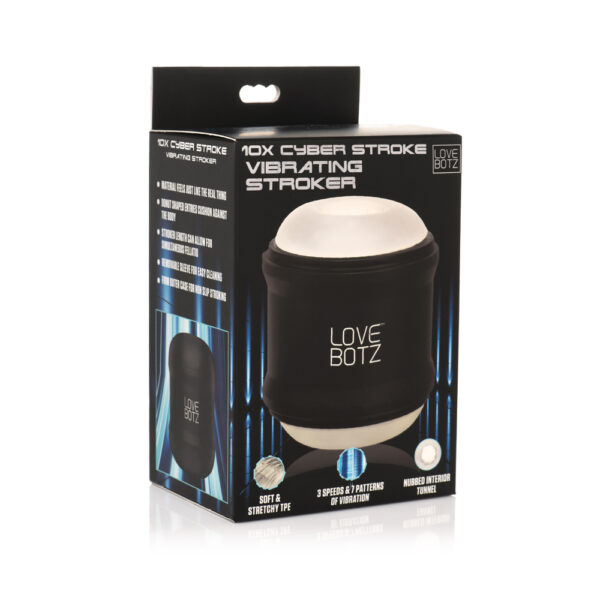 848518049131 Lovebotz Cyber Stroke Vibrating Stroker