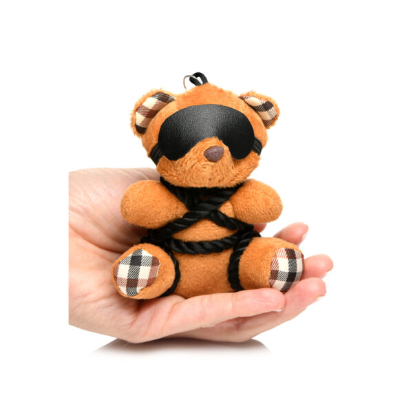 848518050540 3 Master Series Rope Teddy Bear Keychain