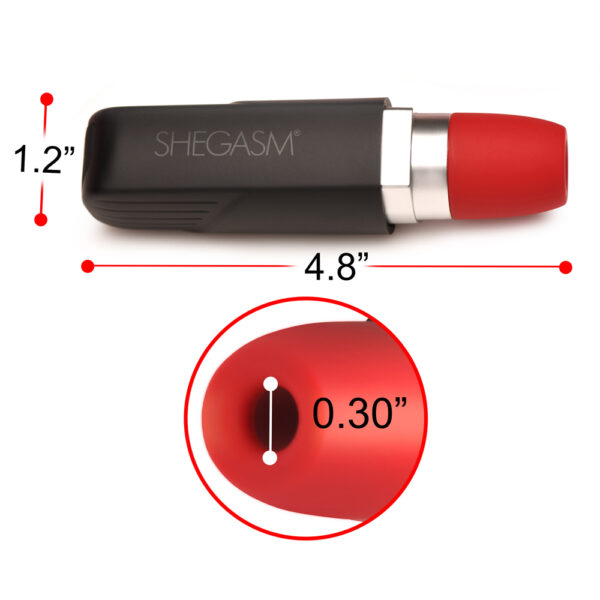 848518051363 3 Shegasm Pocket Pucker 9X Silicone Lipstick Clit Stimulator
