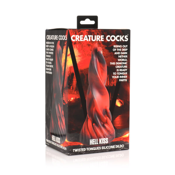 848518051622 Creature Cocks Twisted Tongues Silicone Dildo